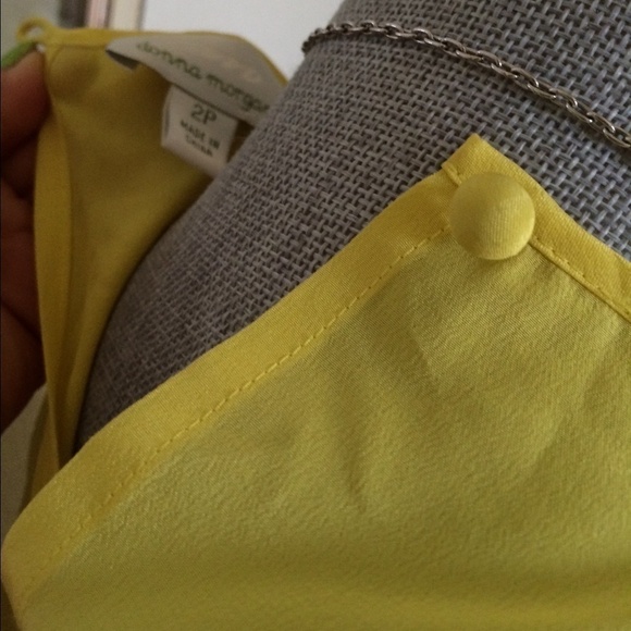 New - Yellow silk dress - Picture 4 of 4